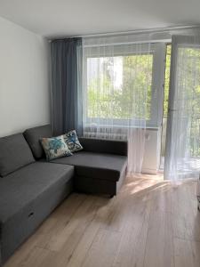 Zona d'estar a Przytulny apartament w spokojnej dzielnicy Sopotu