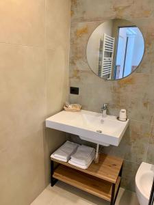 Koupelna v ubytování Hotel Locanda Alla Perla