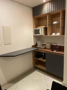 Dapur atau dapur kecil di Millenium Hotel Flat