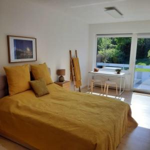 Ένα ή περισσότερα κρεβάτια σε δωμάτιο στο FeWo Backbord +15 φωτογραφίες