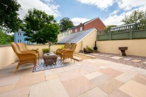 Balkón nebo terasa v ubytování 3 Bed Holiday Home in Llandeilo with log burner