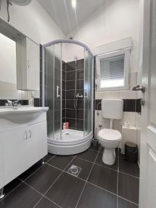 Kylpyhuone majoituspaikassa Apartments & Rooms Villa Zaad