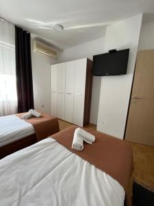 Postel nebo postele na pokoji v ubytování For5