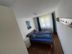 Postel nebo postele na pokoji v ubytování Seglerblick