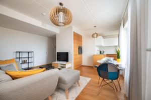 Et tv og/eller underholdning på City Stay Tallinn apartment with seaview