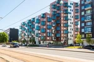 Bygningen som lejligheden ligger i