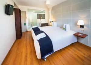 Voodi või voodid majutusasutuse Hotel LP Columbus toas