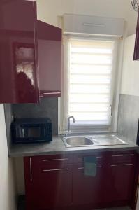 Dapur atau dapur kecil di Chez Mischa