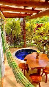 BANGATACHO - Bangalôs Temáticos na Praia do Patacho - Rota Ecológica dos Milagres外面的花园