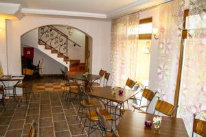 Χώρος καθιστικού στο Garni Hotel Meduza