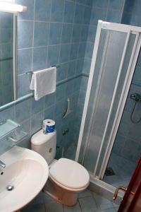 Ένα μπάνιο στο Garni Hotel Meduza
