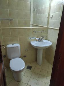 Ένα μπάνιο στο Garni Hotel Meduza