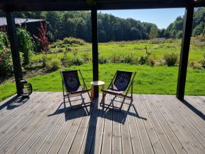 Taman di luar Domki nad morzem Lublewo21 obok Białogóry