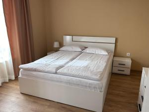 Postel nebo postele na pokoji v ubytování Апартаменти Bella Deluxe