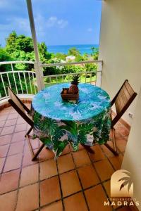Balkón nebo terasa v ubytování Retraite tropicale en bord de mer