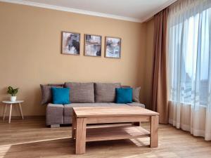 Posezení v ubytování Апартаменти Bella Deluxe