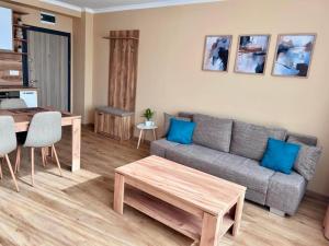 Posezení v ubytování Апартаменти Bella Deluxe