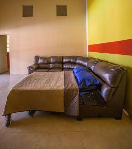 Кровать или кровати в номере Hermosa Casa con Alberca 1 Habitación