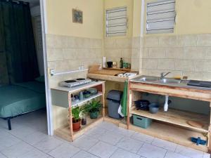 Dapur atau dapur kecil di Vida Verde, vue sur mer