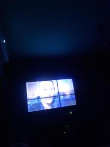 Una televisión o centro de entretenimiento en Alojamiento