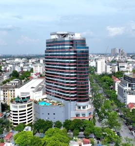 Cảnh Hà Nội hoặc tầm nhìn thành phố từ khách sạn
