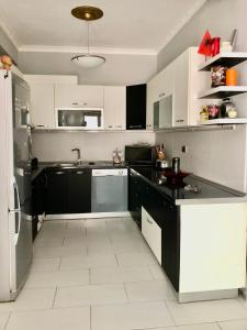 Köök või kööginurk majutusasutuses Tirana Family Apartment