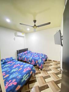 Postel nebo postele na pokoji v ubytování Apartamento bustos