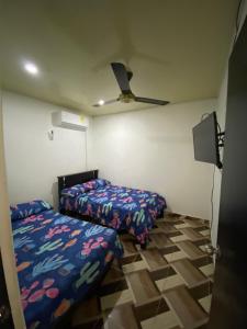 Postel nebo postele na pokoji v ubytování Apartamento bustos