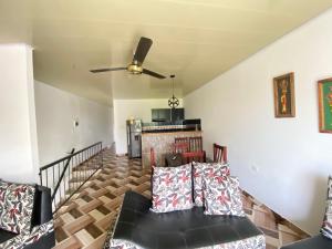 Posezení v ubytování Apartamento bustos