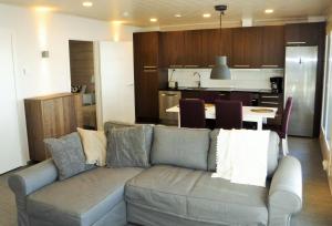 Kuchyň nebo kuchyňský kout v ubytování Karelian Country Cottages