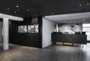 TV a/nebo společenská místnost v ubytování Skuggi Hotel by Keahotels