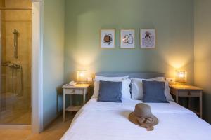 Posteľ alebo postele v izbe v ubytovaní Hotel Bretagne