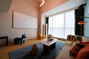 Χώρος καθιστικού στο Livetour Hotel Panyu Nancun Wanbo Metro Guangzhou