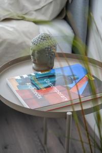 Uderzenie głowy na szklanym stole w obiekcie Penthouse Amsterdam Dam Square w Amsterdamie