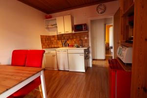 Kuchyň nebo kuchyňský kout v ubytování Sonntagshof Ferienwohnungen Apartments