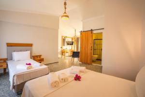 Кровать или кровати в номере Jasmine Marmaris