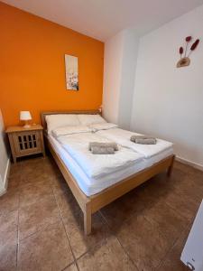 Katil atau katil-katil dalam bilik di Károly Apartman
