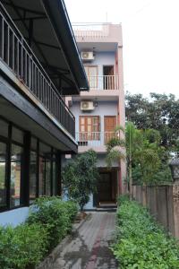 an external view of a building at Hotel Flycatcher Chitwan in Sauraha