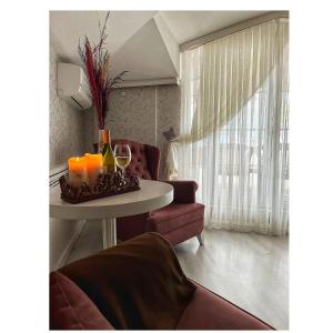 Posezení v ubytování Buyukada Princess Hotel