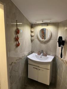 Koupelna v ubytování Buyukada Princess Hotel