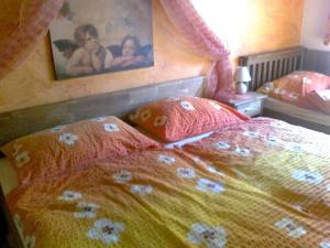 Postel nebo postele na pokoji v ubytování Almhaus Florian