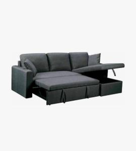 a grey couch with a black table at Apartment in the center of Athens in Athens