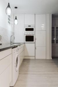 Kuchyň nebo kuchyňský kout v ubytování Tabaiba SeaView