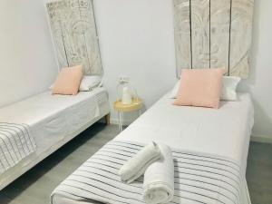 Posteľ alebo postele v izbe v ubytovaní Tabaiba SeaView + 13 fotografií