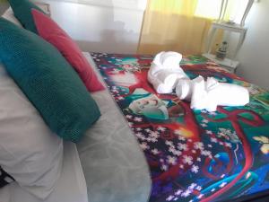 Postel nebo postele na pokoji v ubytování Nationwide Motel