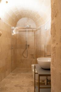 Koupelna v ubytování Cenobio Hotel & SPA Matera