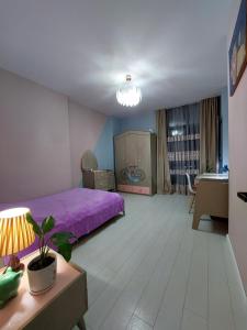 Postel nebo postele na pokoji v ubytování Moduli-Moduli