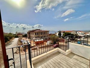 Ein Balkon oder eine Terrasse in der Unterkunft Derya'ca