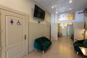 TV a/nebo společenská místnost v ubytování Malaga Stop Hostel AB