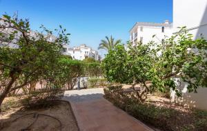 a walkway in front of a building with trees at Awesome Apartment In Torre-Pacheco in Torre-Pacheco +14 photos